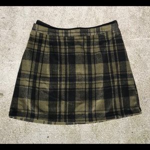Vintage Plaid Skirt.